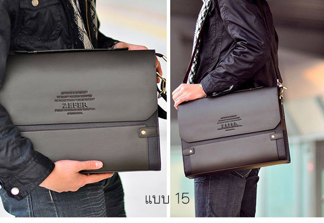 กระเป๋าหนังสะพายข้างใส่เอกสาร ใส่ของได้เยอะ